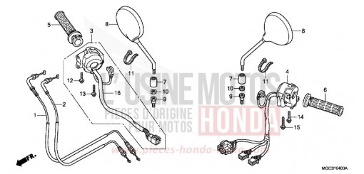 COMMUTATEUR/CABLE CB1100AD de 2013